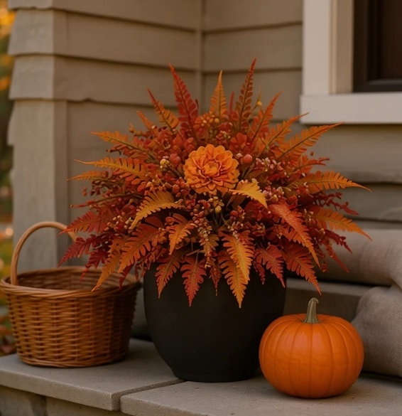 Autumn Splendor Floral Arrangement – Instantly Give Your Home & Garden a Warm Autumn Atmosphere