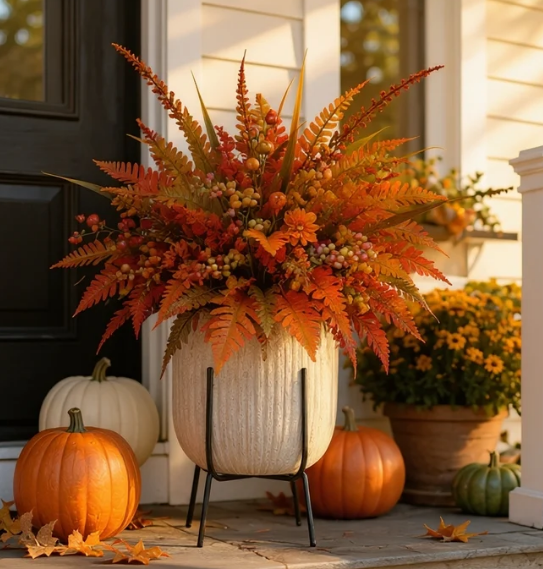 Autumn Splendor Floral Arrangement – Instantly Give Your Home & Garden a Warm Autumn Atmosphere