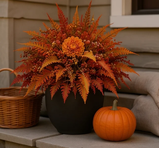 Autumn Splendor Floral Arrangement – Instantly Give Your Home & Garden a Warm Autumn Atmosphere