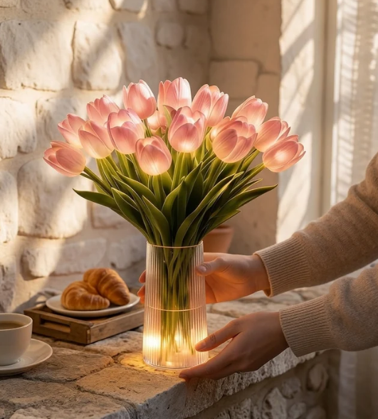 Tulpenlamp LED – 15 Stuks Sfeerverlichting